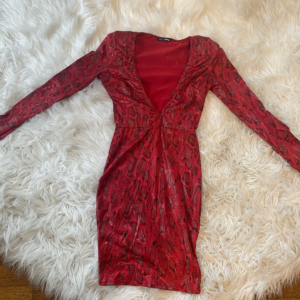 Red dress